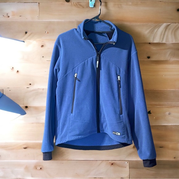 REI Jackets & Coats Rei Mens Blue Fleece Polartec Zipper Jacket